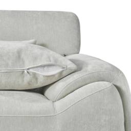 Furnishings For Less UK Monza L Shaped Chenille Fabric Beige 4 Seater Corner Sofa Left Hand - thumbnail 6