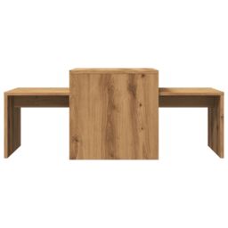 Berkfield Home Coffee Table Artisan Oak 100x48x40 cm Engineered Wood in Brown - Size: 100 x 48 x 40 cm - thumbnail 4