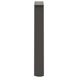 Berkfield Home Dining Table Legs V-Shape 2 pcs Anthracite 28x(42-43.3) cm Steel in Black - thumbnail 6