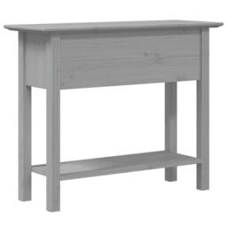 Berkfield Home Beautiful Console Table BODO Grey 90x34.5x73 cm Solid Wood Pine - thumbnail 6