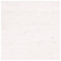 Berkfield Home Table Top White 70x70x2.5 cm Solid Wood Pine Square - thumbnail 5