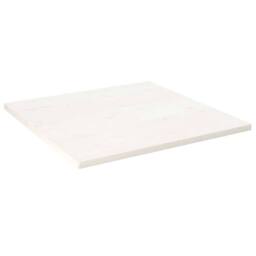 Berkfield Home Table Top White 70x70x2.5 cm Solid Wood Pine Square - thumbnail 2
