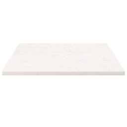 Berkfield Home Table Top White 70x70x2.5 cm Solid Wood Pine Square - thumbnail 3