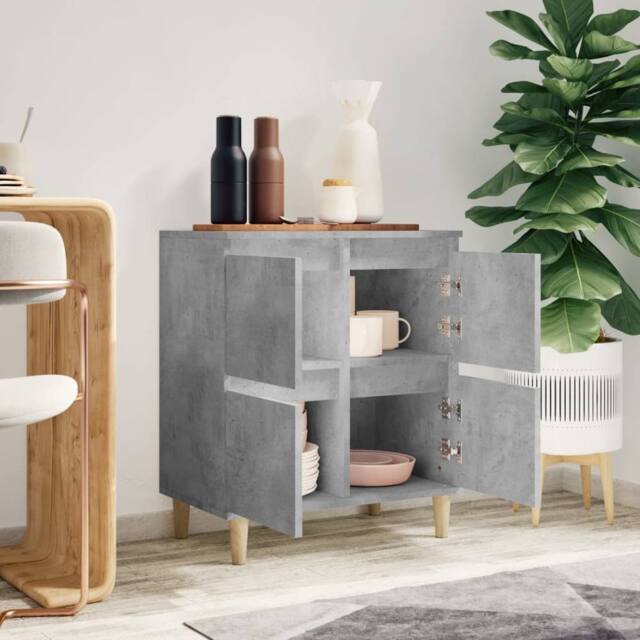 Berkfield Home Sideboard Concrete Grey 60x35x70 cm Engineered Wood - Size: 60 x 35 x 70 cm - image 1