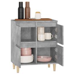 Berkfield Home Sideboard Concrete Grey 60x35x70 cm Engineered Wood - Size: 60 x 35 x 70 cm - thumbnail 5