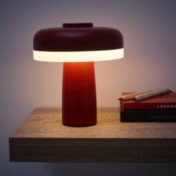 K LIVING Lyon Red Rechargeable Led Table Lamp - thumbnail 2