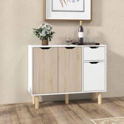 EONLION Storage Cabinet Wooden Sideboard for Living Room - thumbnail 4