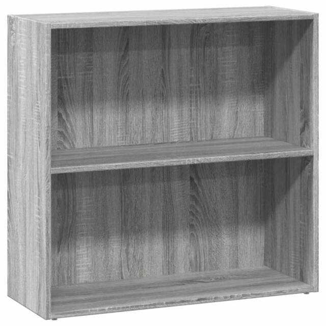 Berkfield Home Bookcase Grey Sonoma 80x30x77 cm Engineered Wood - Size: 80 x 30 x 77 cm - image 1