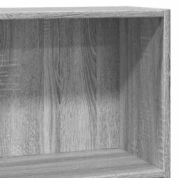 Berkfield Home Bookcase Grey Sonoma 80x30x77 cm Engineered Wood - Size: 80 x 30 x 77 cm - thumbnail 7