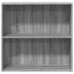 Berkfield Home Bookcase Grey Sonoma 80x30x77 cm Engineered Wood - Size: 80 x 30 x 77 cm - thumbnail 4