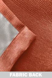 Enhanced Living 'Matrix' Orange - Tape Top Thermal Noise Reducing Dim Out Curtains - Pair - Size: 117 cm width x 183 cm drop - thumbnail 5