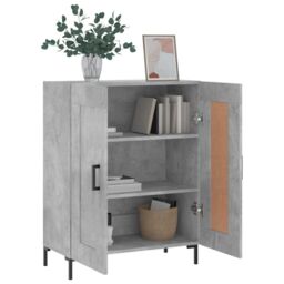 Berkfield Home Sideboard Concrete Grey 69.5x34x90 cm Engineered Wood - thumbnail 4