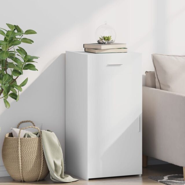 Berkfield Home Sideboard White 45x42.5x93 cm Engineered Wood - image 1