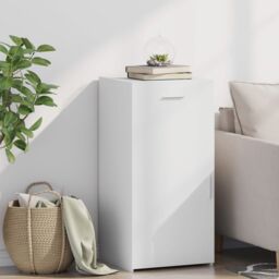 Berkfield Home Sideboard White 45x42.5x93 cm Engineered Wood - thumbnail 1