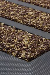 JVL Dirt Stopper Pro Scraper Doormat 45x75cm in Brown - Size: 45 cm x 75 cm - thumbnail 3