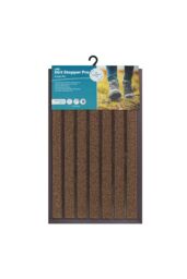 JVL Dirt Stopper Pro Scraper Doormat 45x75cm in Brown - Size: 45 cm x 75 cm - thumbnail 6