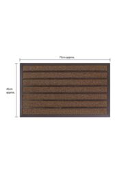 JVL Dirt Stopper Pro Scraper Doormat 45x75cm in Brown - Size: 45 cm x 75 cm - thumbnail 5