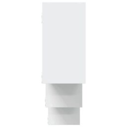 Berkfield Home Wall Shelf White 159x18x66 cm Engineered Wood - Size: 159 x 18 x 66 cm - thumbnail 5