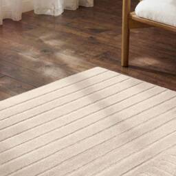THE RUGS Vikosa Arcura Wool Rug Abstract Living Room in Cream - Size: 80 cm x 150 cm - thumbnail 3