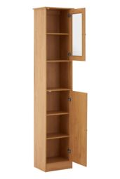 Orsina Floor Standing Tall Cabinet in Natural - thumbnail 4