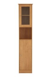 Orsina Floor Standing Tall Cabinet in Natural - thumbnail 1