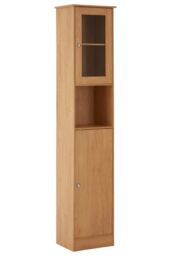 Orsina Floor Standing Tall Cabinet in Natural - thumbnail 2