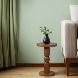 IH Design Jaipur Acacia Wood Freestanding Side Table in Brown - thumbnail 3
