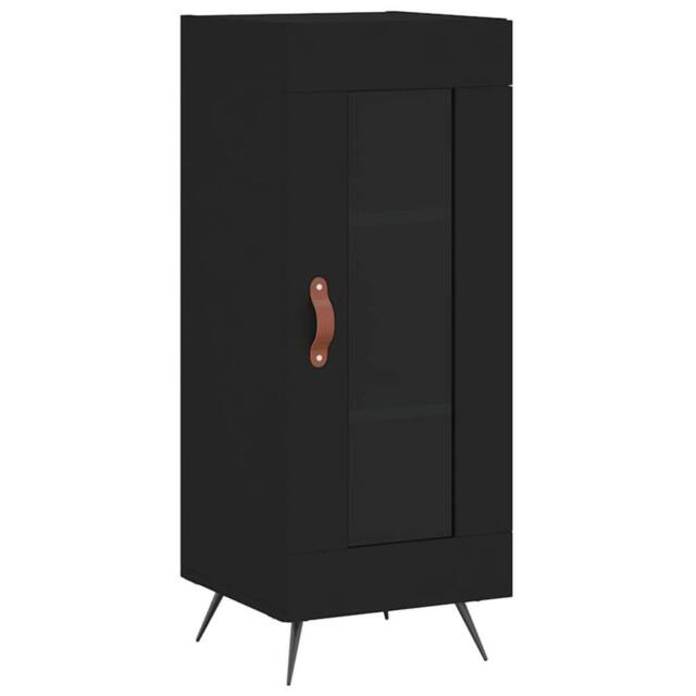 Berkfield Home Sideboard Black 34.5x34x90 cm Engineered Wood - image 1