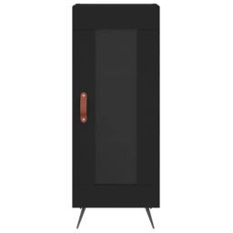 Berkfield Home Sideboard Black 34.5x34x90 cm Engineered Wood - thumbnail 5