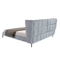 Angel Cerda Light Bluish-Grey Fabric Double Bed (Model ) Tufted in Grey - thumbnail 6