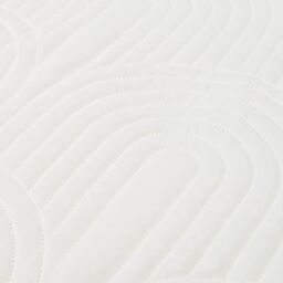 OHS Quilted Arches Pinsonic Blanket Bedspread Throw Over Bed in Cream - Size: 200 cm x 240 cm - thumbnail 5