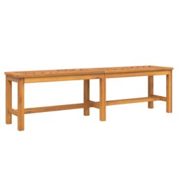 Berkfield Home 3 Piece Garden Dining Set Solid Wood Acacia in Brown - thumbnail 5