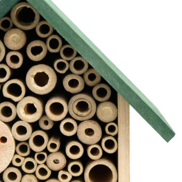 Berkfield Home Insect Hotels 2 pcs 23x14x29 cm Solid Firwood in Brown - Size: 23 x 14 x 29 cm - image 1