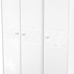 Ready Assembled 2 U Memphis 3 Door Wardrobe (Ready Assembled) in White - thumbnail 4
