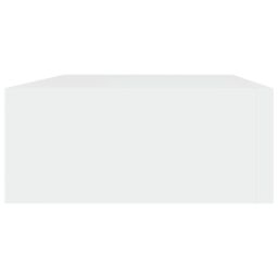 Berkfield Home Wall-mounted Drawer Shelves 2 pcs White 40x23.5x10 cm MDF - thumbnail 6