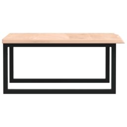 Berkfield Home Basin Shelf Wall Mounted Steel & Solid Wood Oak in Brown - thumbnail 5