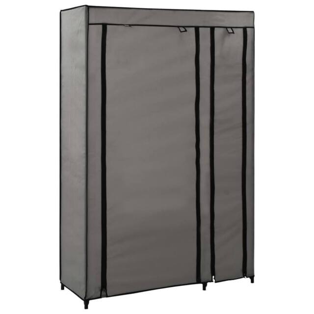 Berkfield Home Folding Wardrobe Grey 110x45x175 cm Fabric - Size: 110 x 45 x 175 cm - image 1