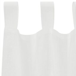 Berkfield Home Voile Curtains with Loops 2 pcs White 140x225 cm - thumbnail 5