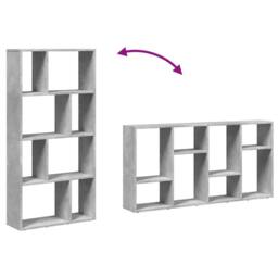 Berkfield Home Durable Bookcase Concrete Grey 60x20x120 cm Engineered Wood - Size: 60 x 20 x 120 cm - thumbnail 8