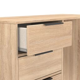 Ready Assembled 2 U Fuji 4 Drawer Vanity (Ready Assembled) in Light Oak - thumbnail 9