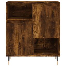 Berkfield Home Sideboards 2 pcs Smoked Oak Engineered Wood in Brown - thumbnail 6
