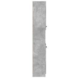 Berkfield Home Bathroom Cabinet Concrete Grey 32x34x188.5 cm Engineered Wood in Brown - thumbnail 5