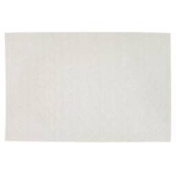 Wyld and Coco Handwoven Boho Wool-Cotton Area Rug 140 x 200 cm Off-White in White - Size: 140 cm x 200 cm - thumbnail 4