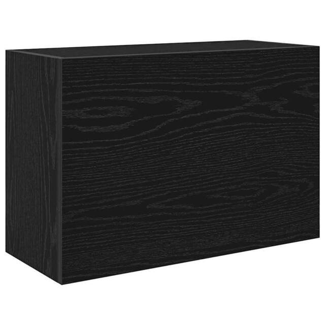 Berkfield Home Bathroom Wall Cabinet Black 60x25x40 cm Engineered Wood - Size: 60 x 25 x 40 cm - image 1