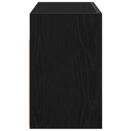 Berkfield Home Bathroom Wall Cabinet Black 60x25x40 cm Engineered Wood - Size: 60 x 25 x 40 cm - thumbnail 7