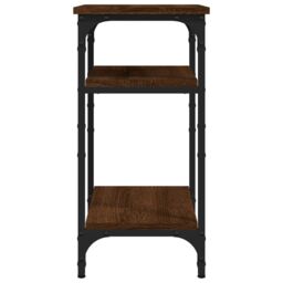 Berkfield Home Side Table Brown Oak 35x30x60 cm Engineered Wood - Size: 35 x 30 x 60 cm - thumbnail 6