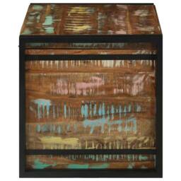 Berkfield Home Multicolour Storage Box 80 x 50 x 50 cm - Solid Reclaimed Wood - thumbnail 6
