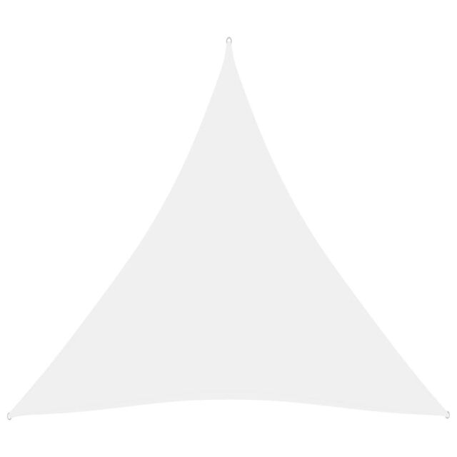 Berkfield Home Sunshade Sail Oxford Fabric Triangular 3.6x3.6x3.6 m White - image 1