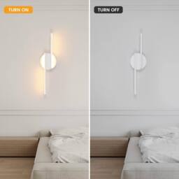COMELY Indoor Wall Light, 16W LED Wall Lamp, Warm white light 3000K, White - thumbnail 8