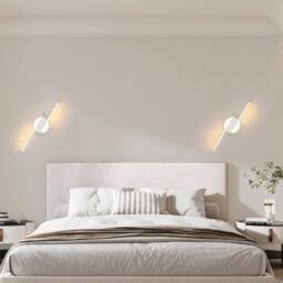 COMELY Indoor Wall Light, 16W LED Wall Lamp, Warm white light 3000K, White - thumbnail 5